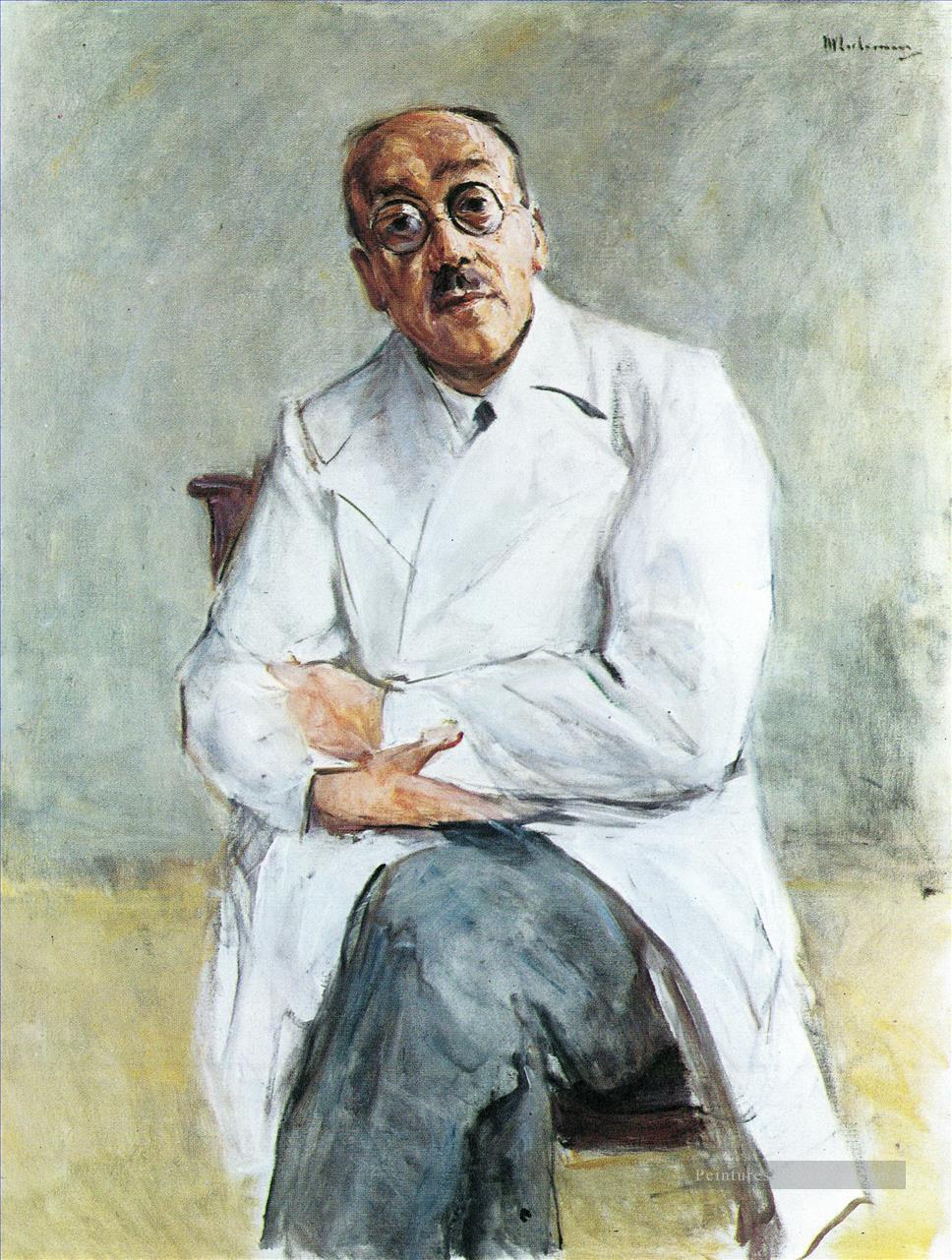 le chirurgien Ferdinand choubruch 1932 Max Liebermann impressionnisme allemand Peintures à l'huile